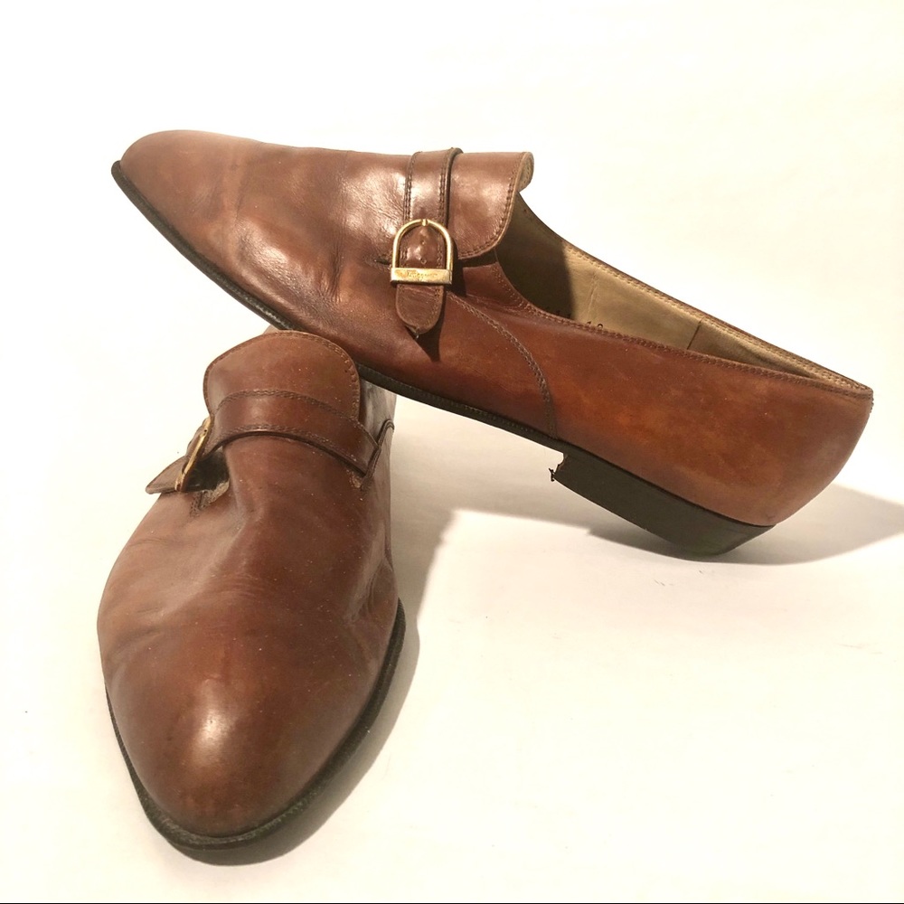 Ferragamo leather loafers